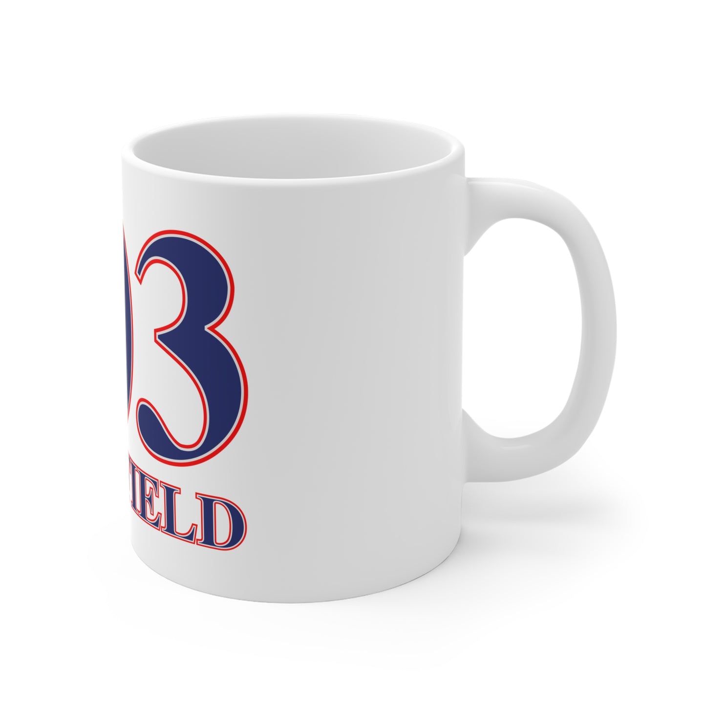 203 Ridgefield Red, White & BlueMug 11oz