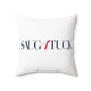 41 Tilt Saugatuck Spun Polyester Square Pillow