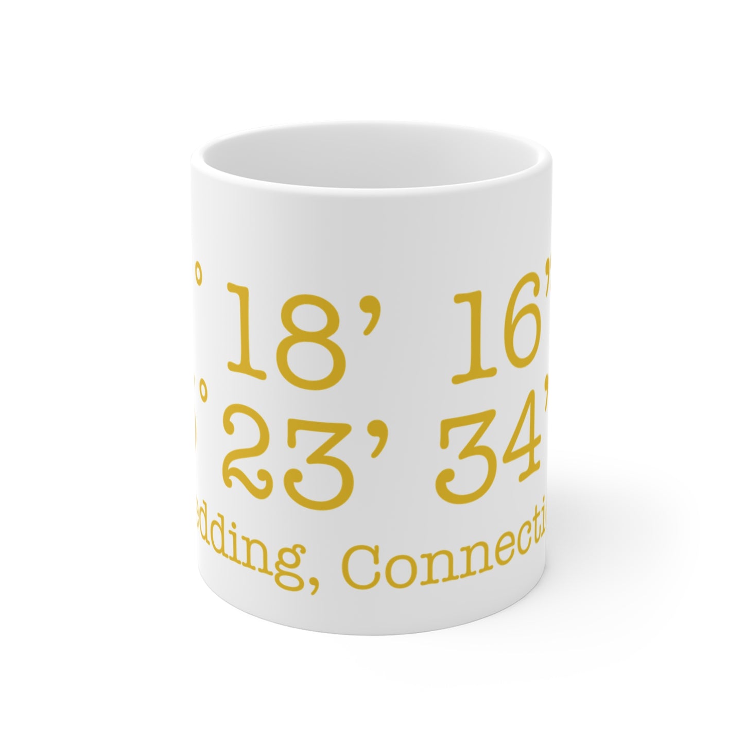 Redding Coordinates Mug 11oz
