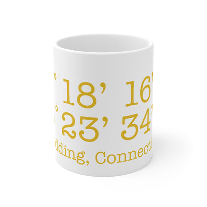 Redding Coordinates Mug 11oz