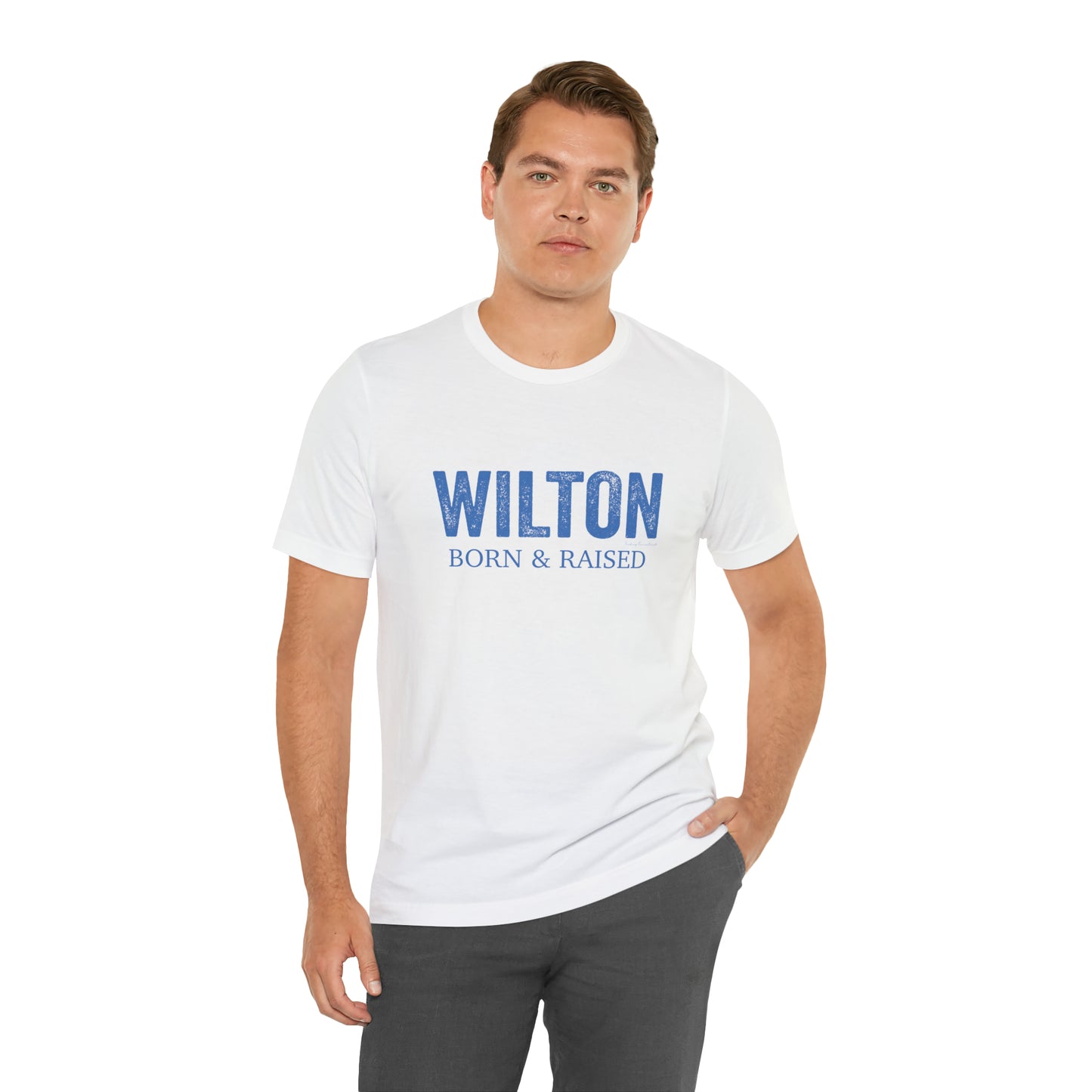 Wilton Born & Raised Unisex Jersey Short Sleeve Tee