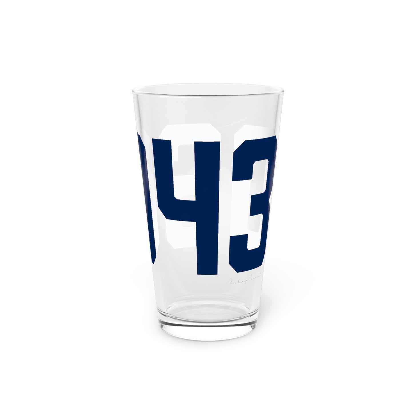 06043 Bolton Connecticut Zip Code Pint Glass, 16oz