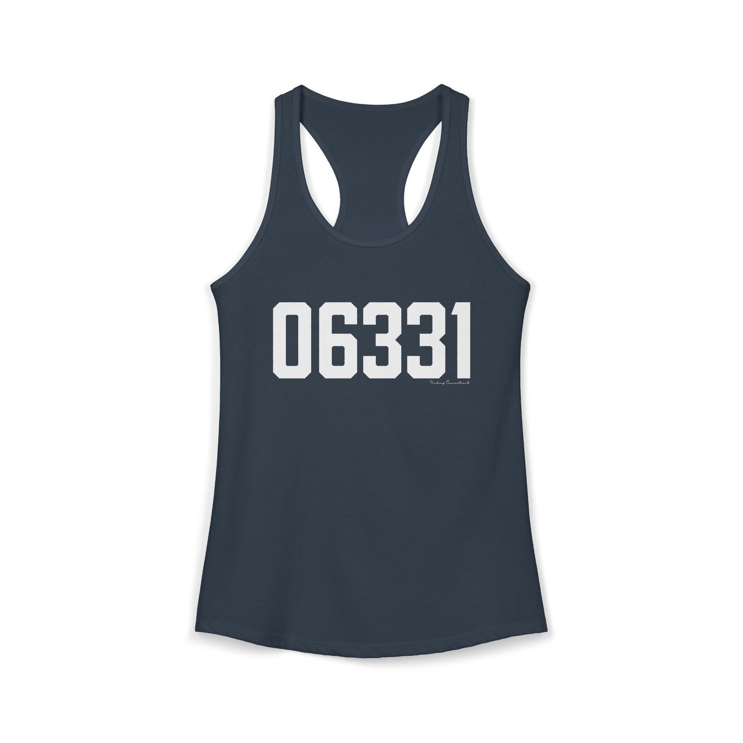 06331 Canterbury CT Zip Code Women's Ideal Racerback Tank Top