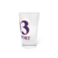 203 Bridgeport Red White & Blue Pint Glass, 16oz