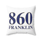 860 Franklin Spun Polyester Square Pillow