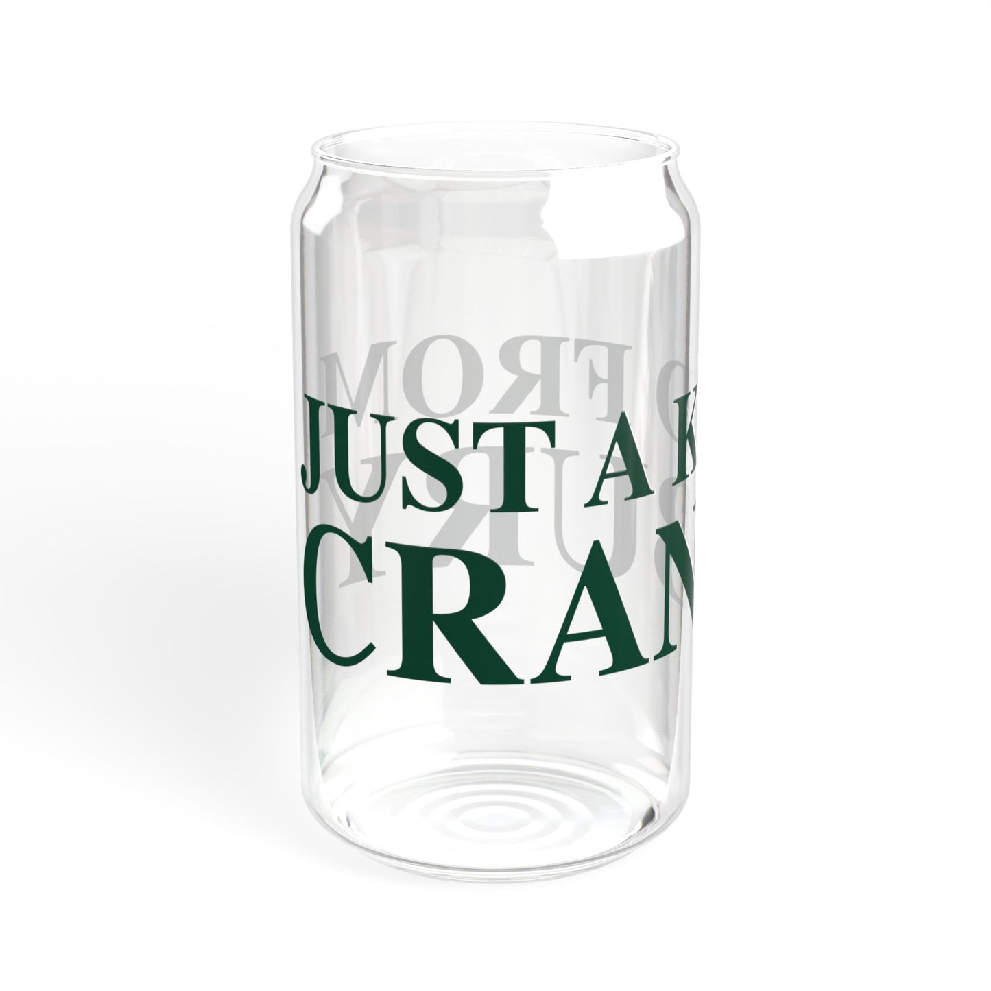 Just a kid from Cranbury Sipper Glass, 16oz