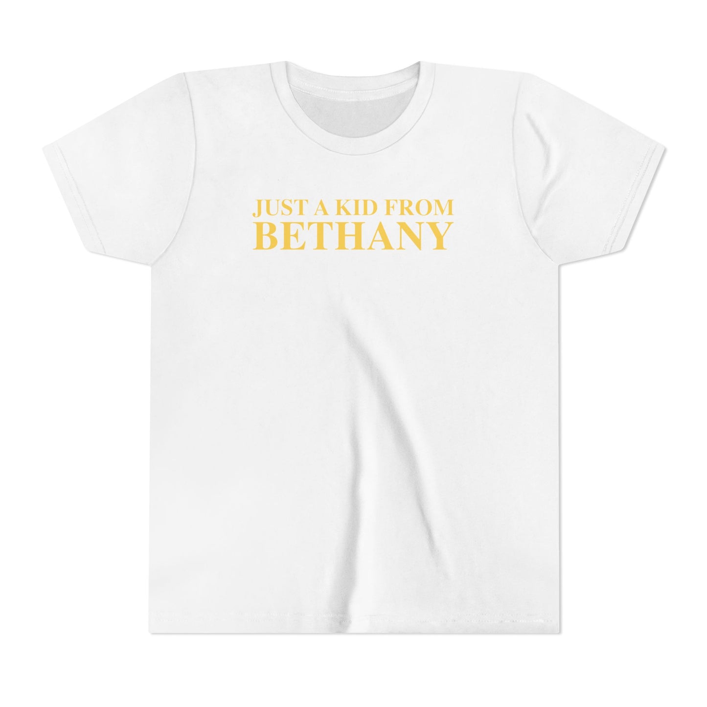 Just a kid from Bethany Youth Short Sleeve T-Shirt