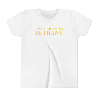 Just a kid from Bethany Youth Short Sleeve T-Shirt