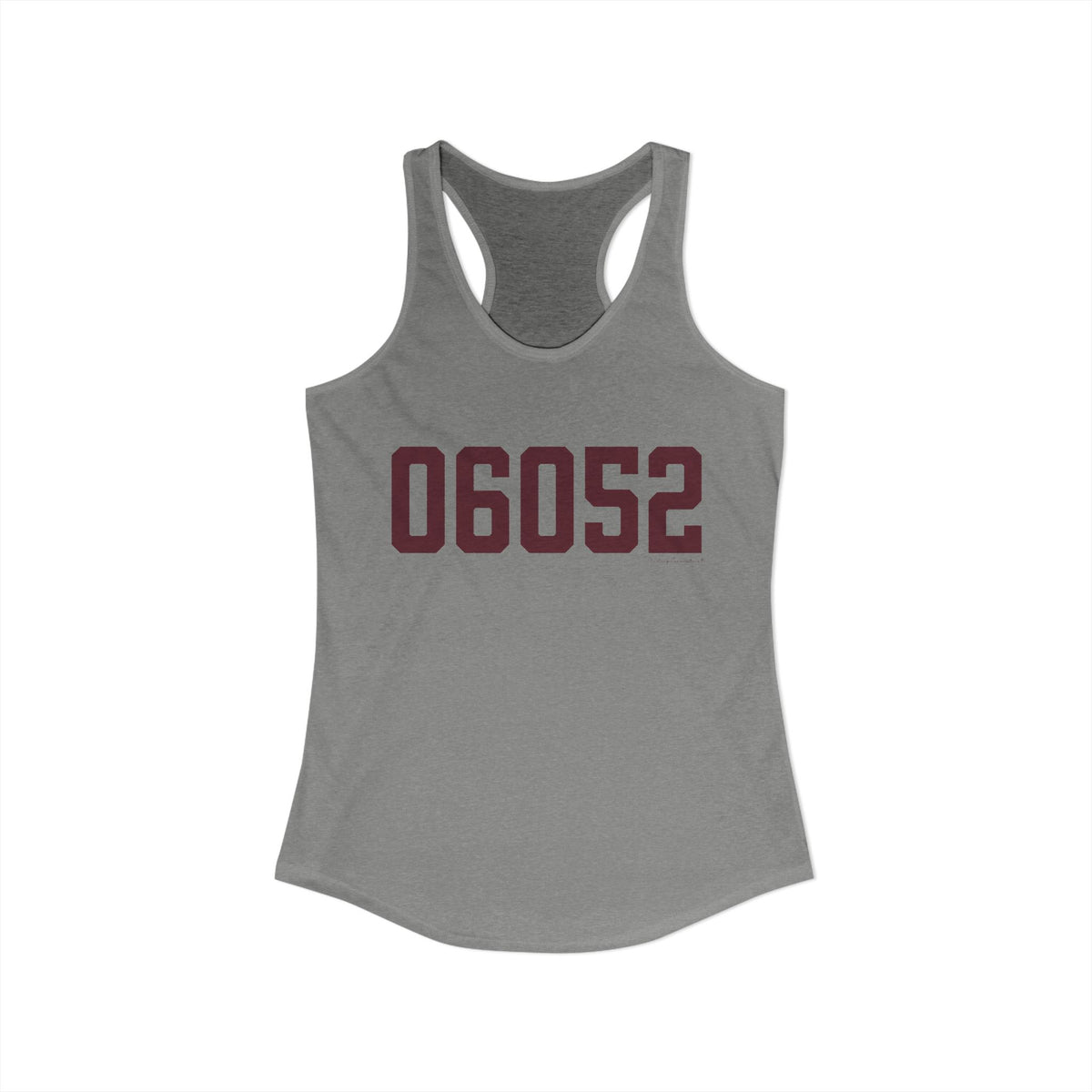 06052 New Britain Connecticut Zip Code Women's Ideal Racerback Tank Top
