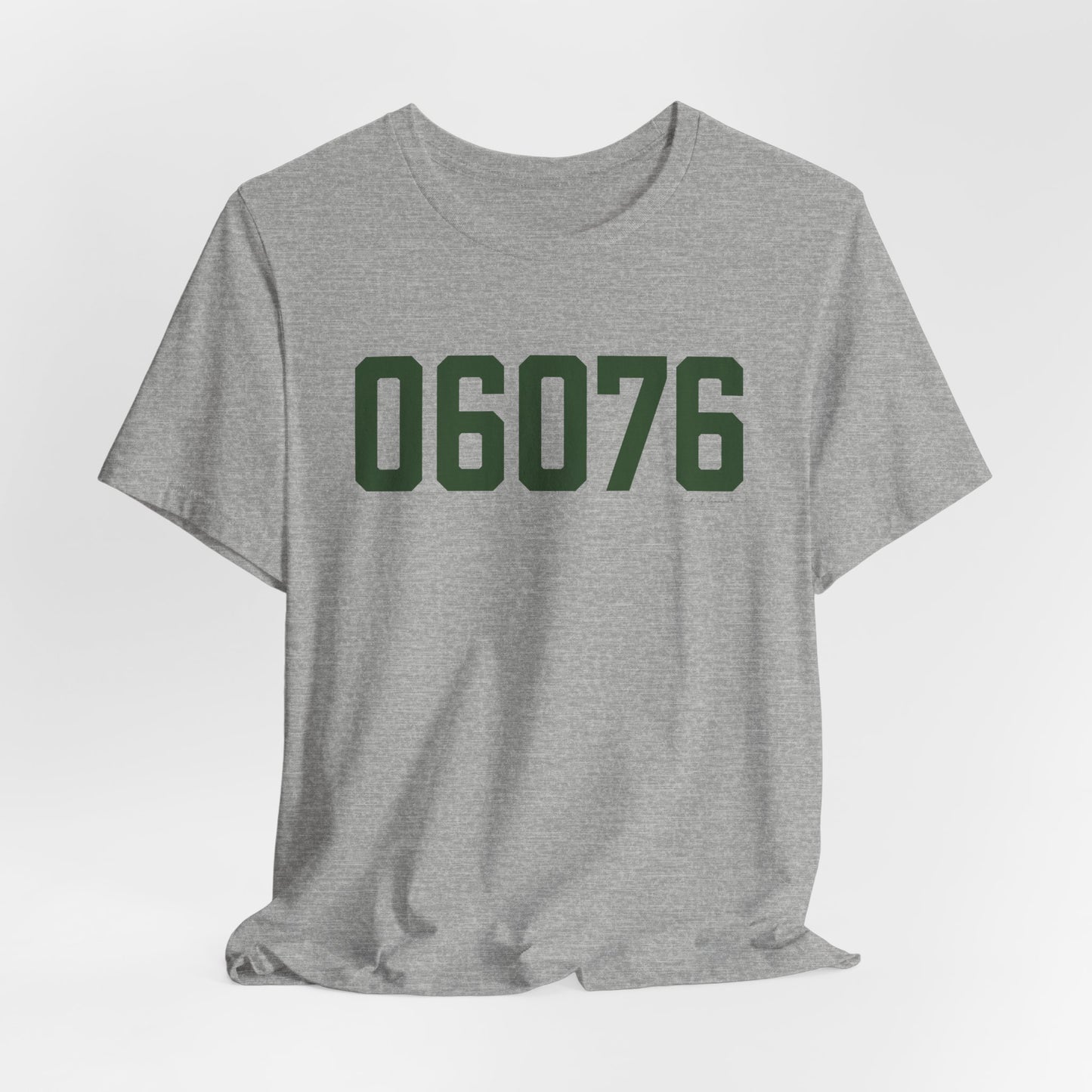 06076 Union Connecticut Zip Code Unisex Jersey Short Sleeve T-Shirt