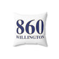 860 Willington Spun Polyester Square Pillow