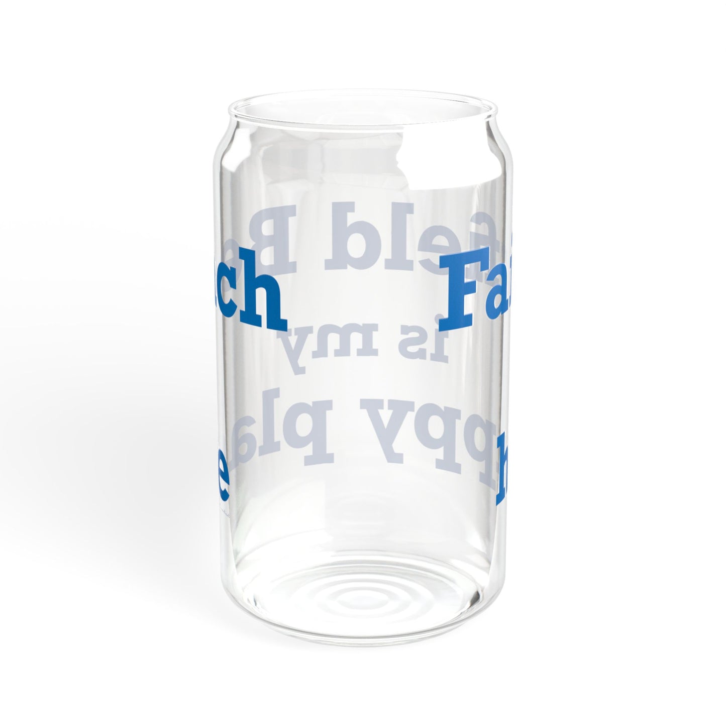 Fairfield Beach is My Happy Place Sipper Glass, 16oz