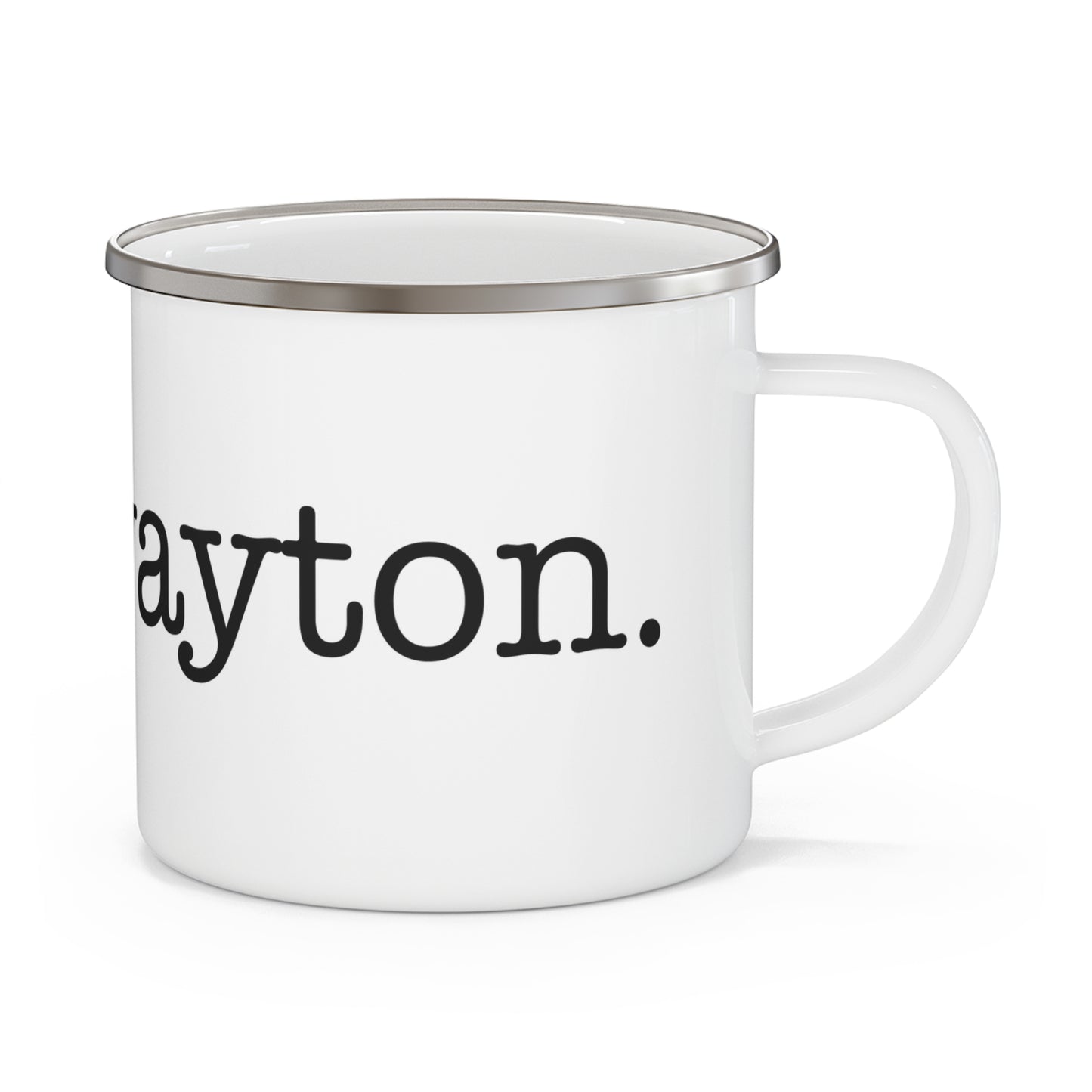 I Heart Rowayton. Enamel Camping Mug