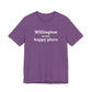 Willington is My Happy Place Unisex Jersey Short Sleeve T-Shirt