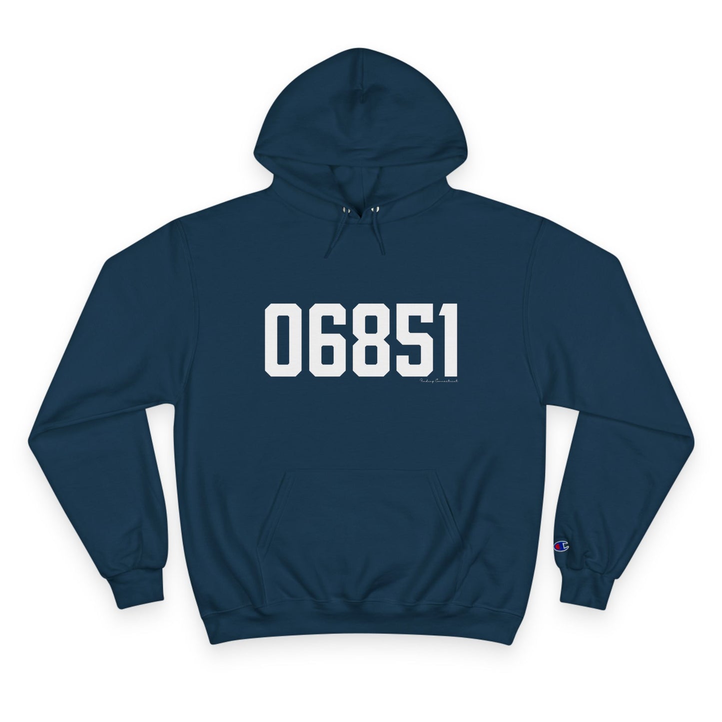 06851 Norwalk CT Zip Code Champion Hoodie Sweatshirt