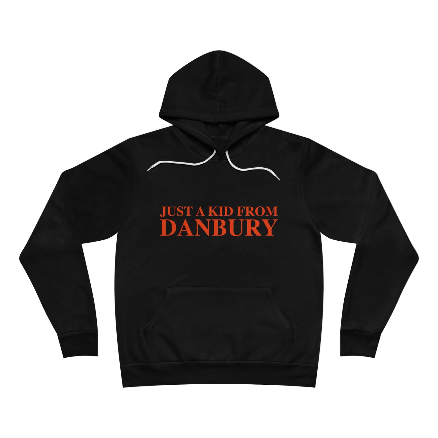 Just a kid from Danbury Unisex Sponge Fleece Pullover Hoodie