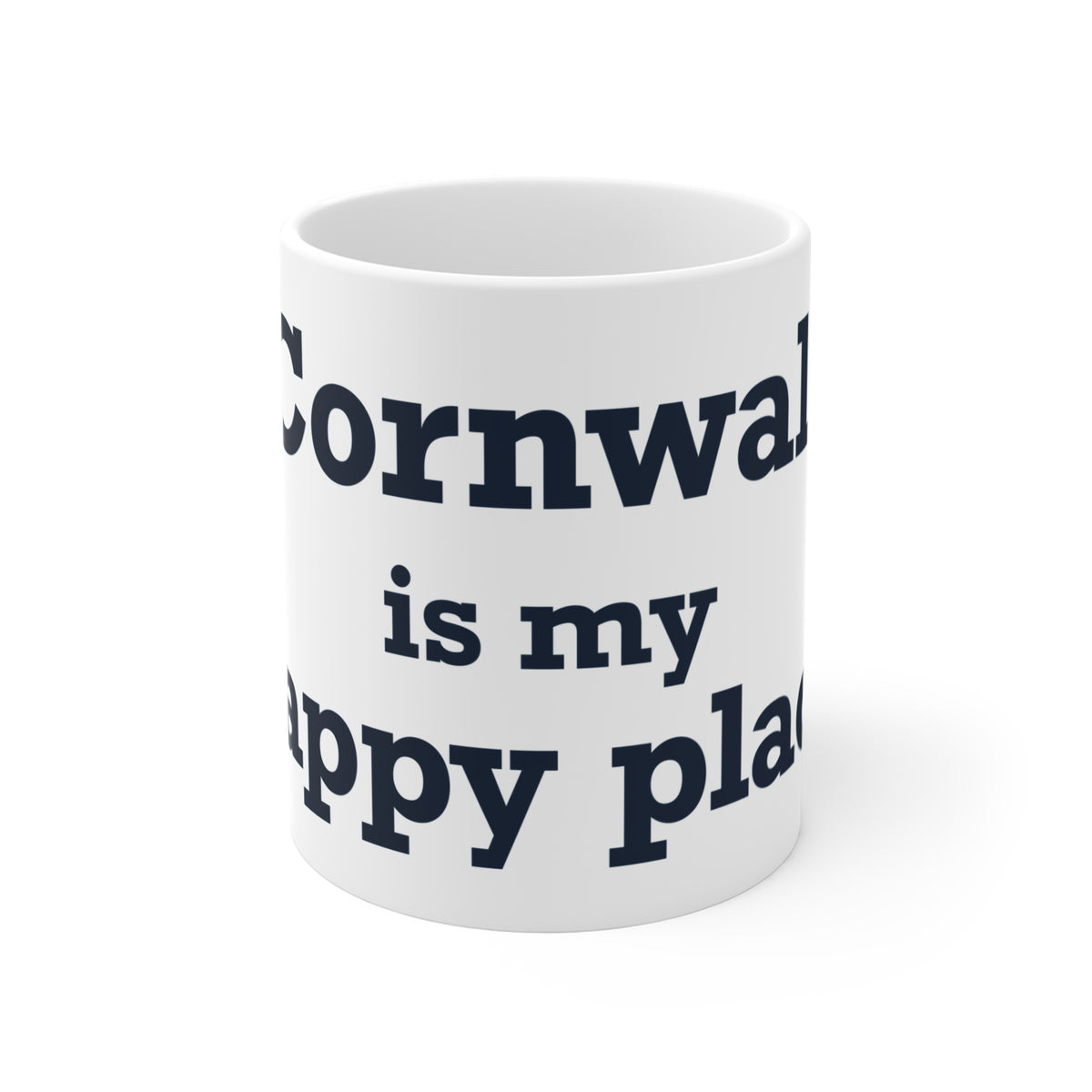 Cornwall is My Happy Place Mug 11oz