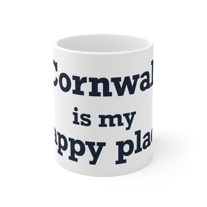 Cornwall is My Happy Place Mug 11oz