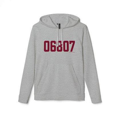 06807 - Greenwich Connecticut Zip Code adidas Unisex Fleece Hoodie