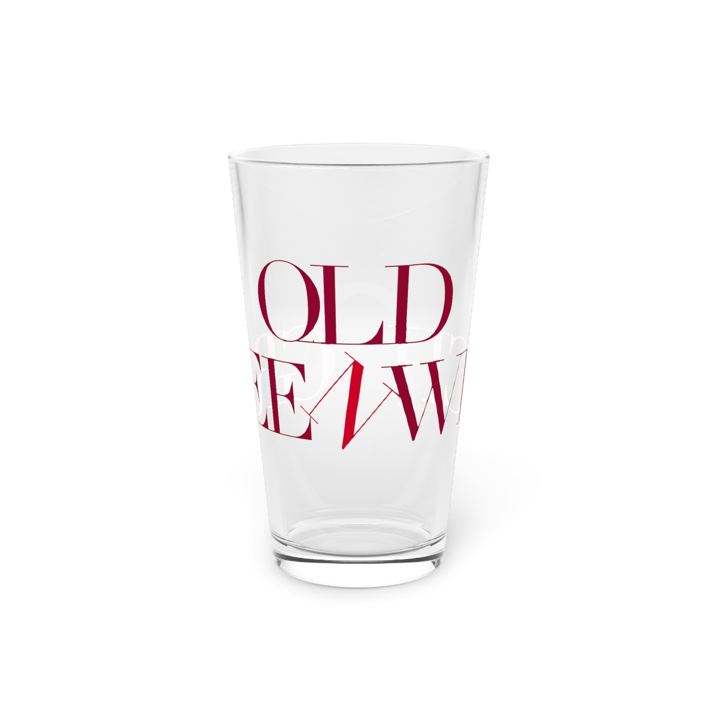 41 Tilt Old Greenwich Pint Glass, 16oz