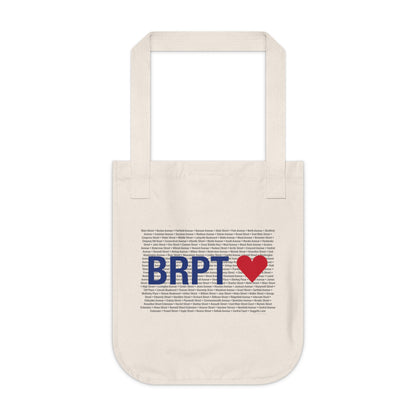 Bridgeport Love Organic Canvas Tote Bag