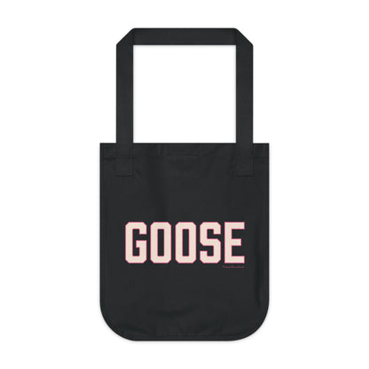 Goose Zip Code - Peach & Pink Organic Canvas Tote Bag