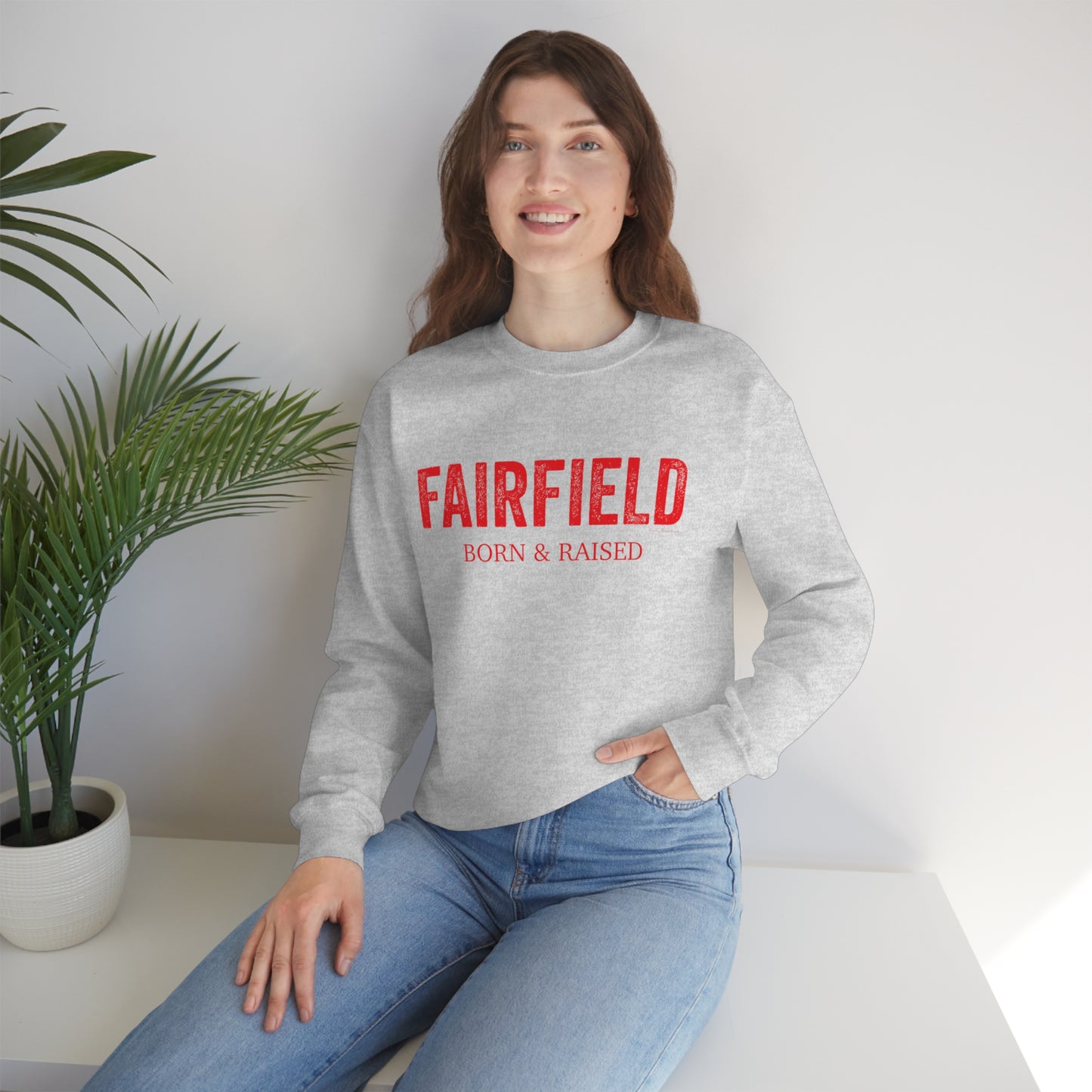 Fairfield Born & Raised Unisex Heavy Blend™ Crewneck Sweatshirt