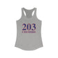 203 Cheshire Red White & Blue Women's Ideal Racerback Tank Top
