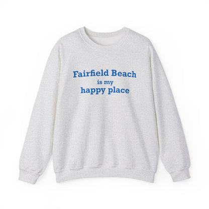Fairfield Beach is My Happy Place Unisex Heavy Blend™ Crewneck Sweatshirt
