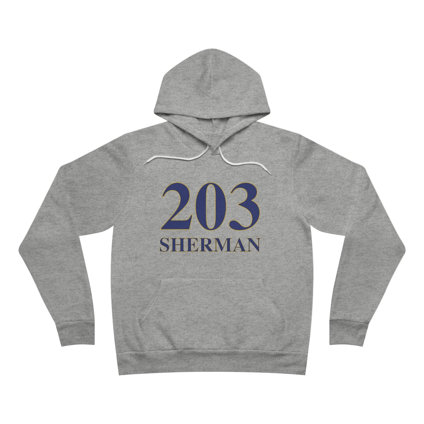 203 Sherman Unisex Sponge Fleece Pullover Hoodie