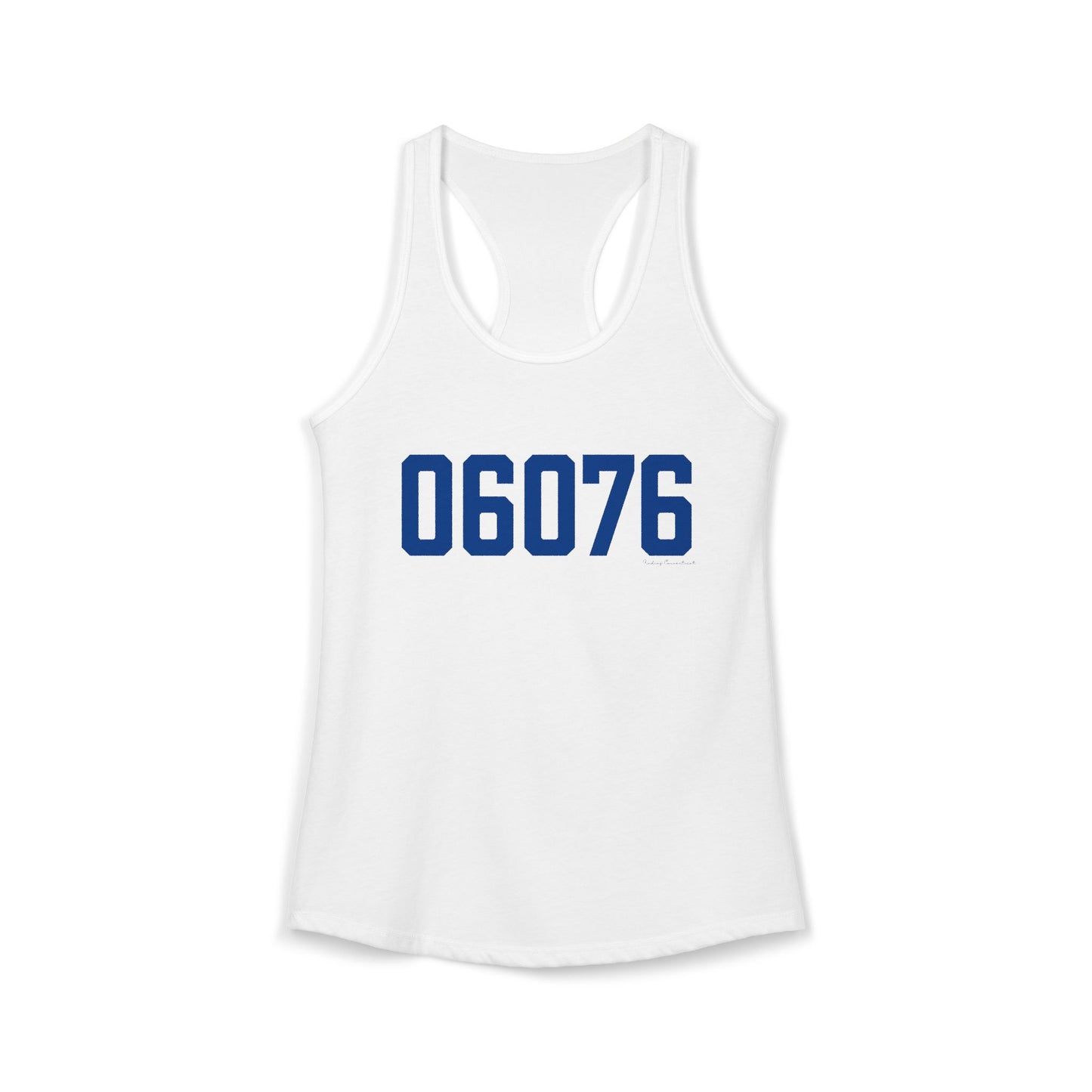 06076 Stafford Connecticut Zip Code Women's Ideal Racerback Tank Top
