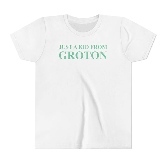Just a kid from Groton Youth Short Sleeve T-Shirt