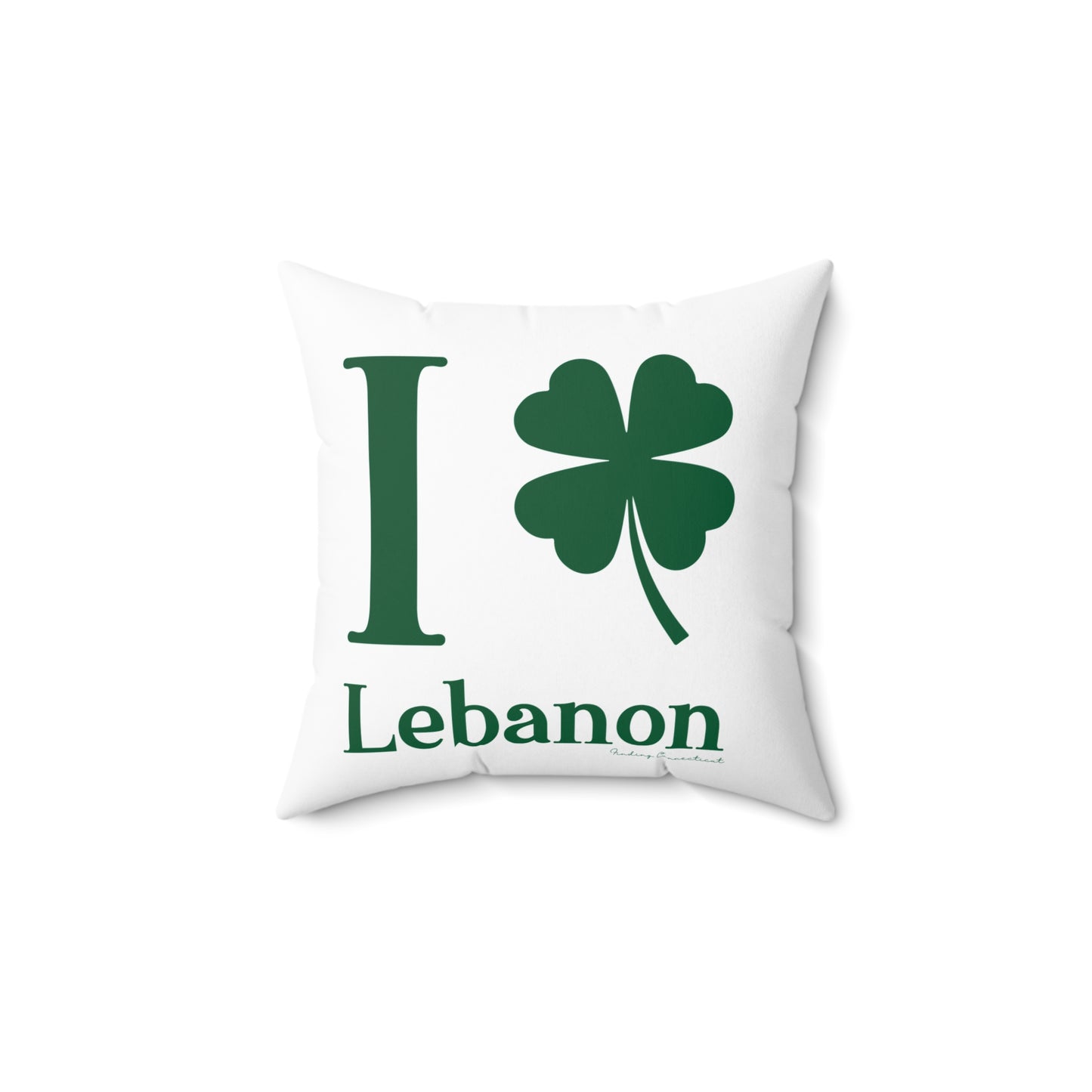 I Clover Lebanon Spun Polyester Square Pillow