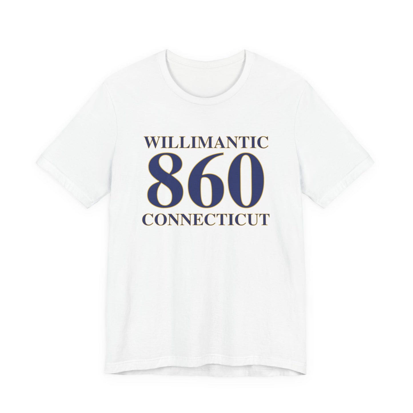 Willimantic 860 Connecticut Unisex Jersey Short Sleeve T-Shirt