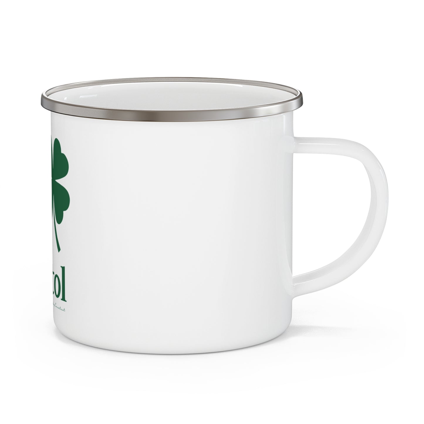 I Clover Bristol  Enamel Camping Mug