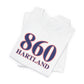 860 Hartland Red White & Blue Unisex Jersey Short Sleeve T-Shirt