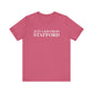 Just a kid from Stafford Unisex Jersey Short Sleeve T-Shirt