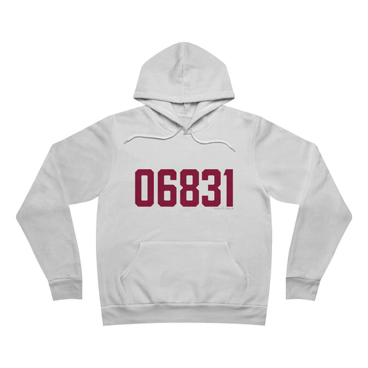 06831 - Greenwich Connecticut Zip Code Unisex Sponge Fleece Pullover Hoodie