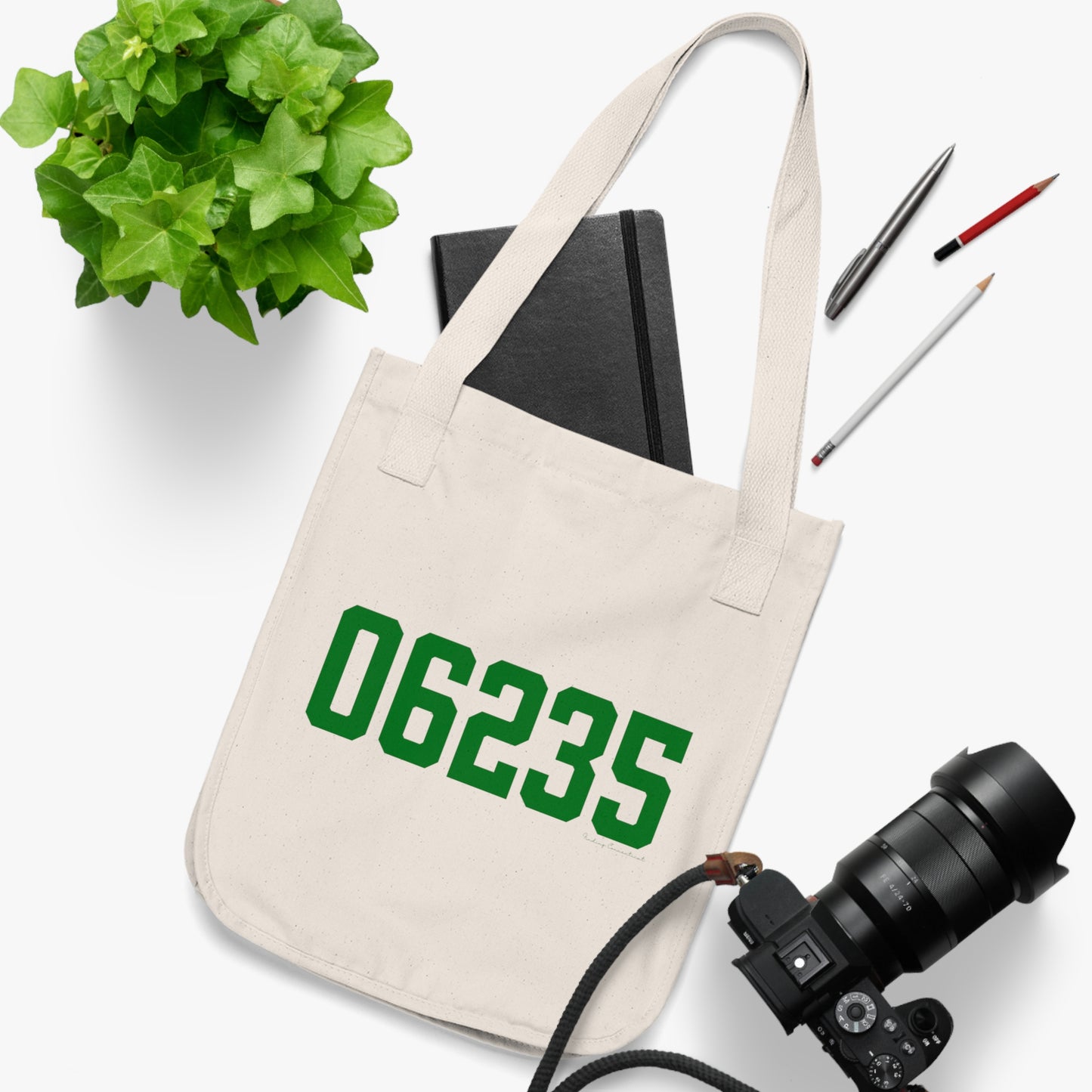 06235 Chaplin Connecticut Zip Code Organic Canvas Tote Bag