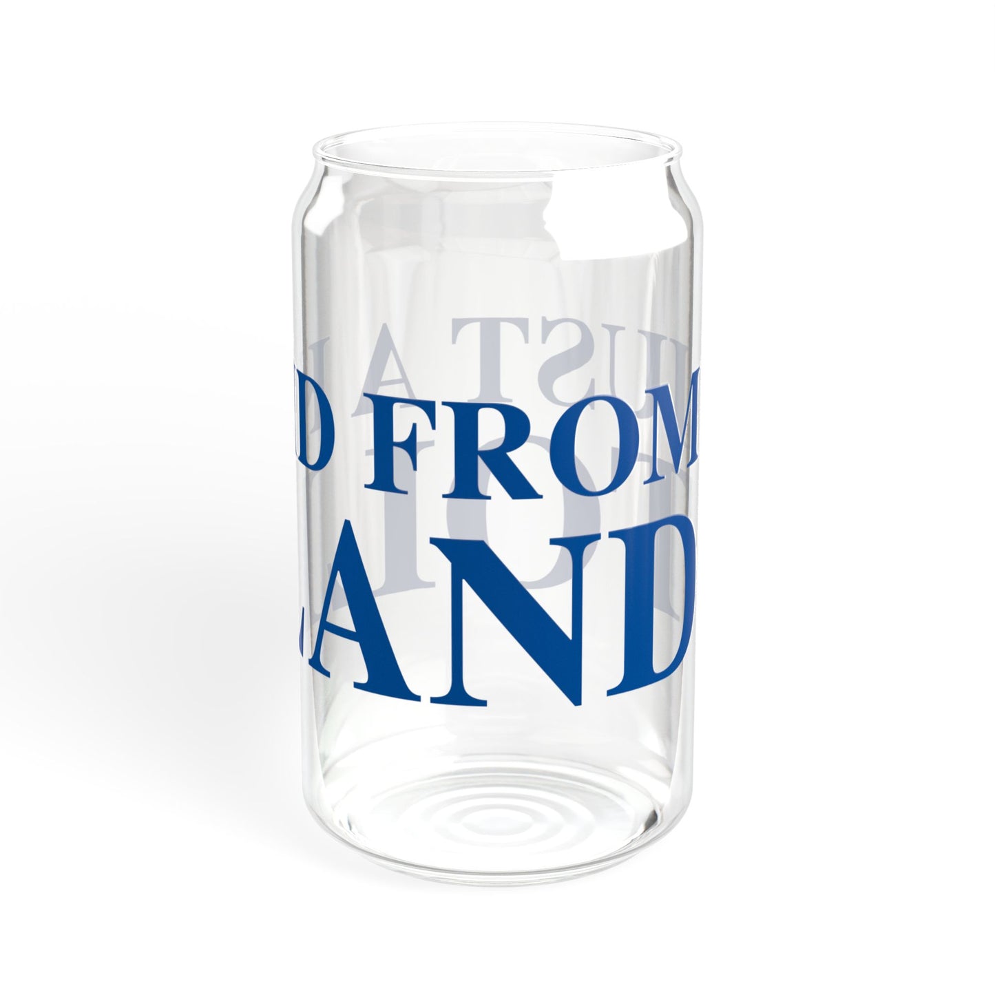Just a kid from Tolland Sipper Glass, 16oz