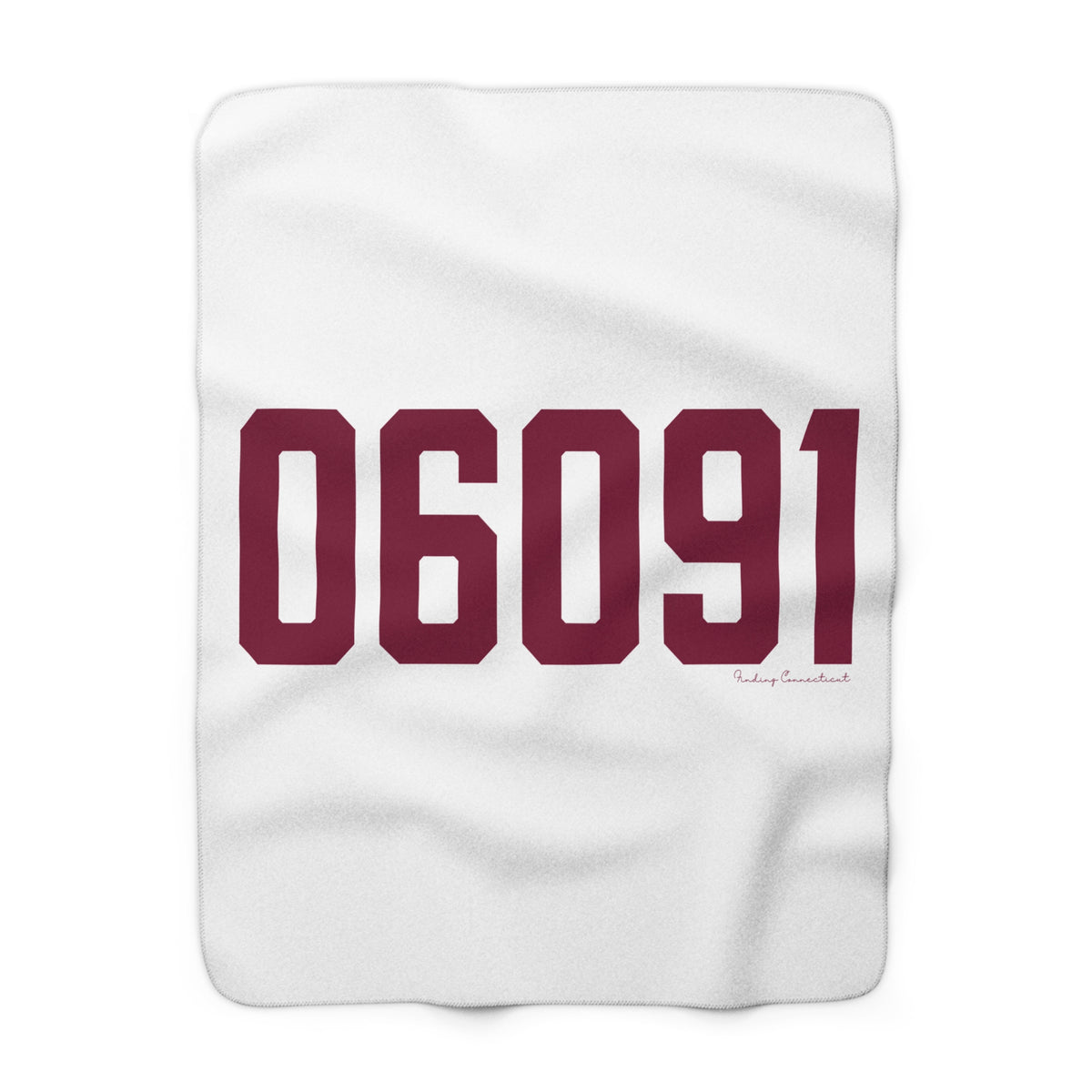 06091 Hartland Connecticut Zip Code Fleece Blanket