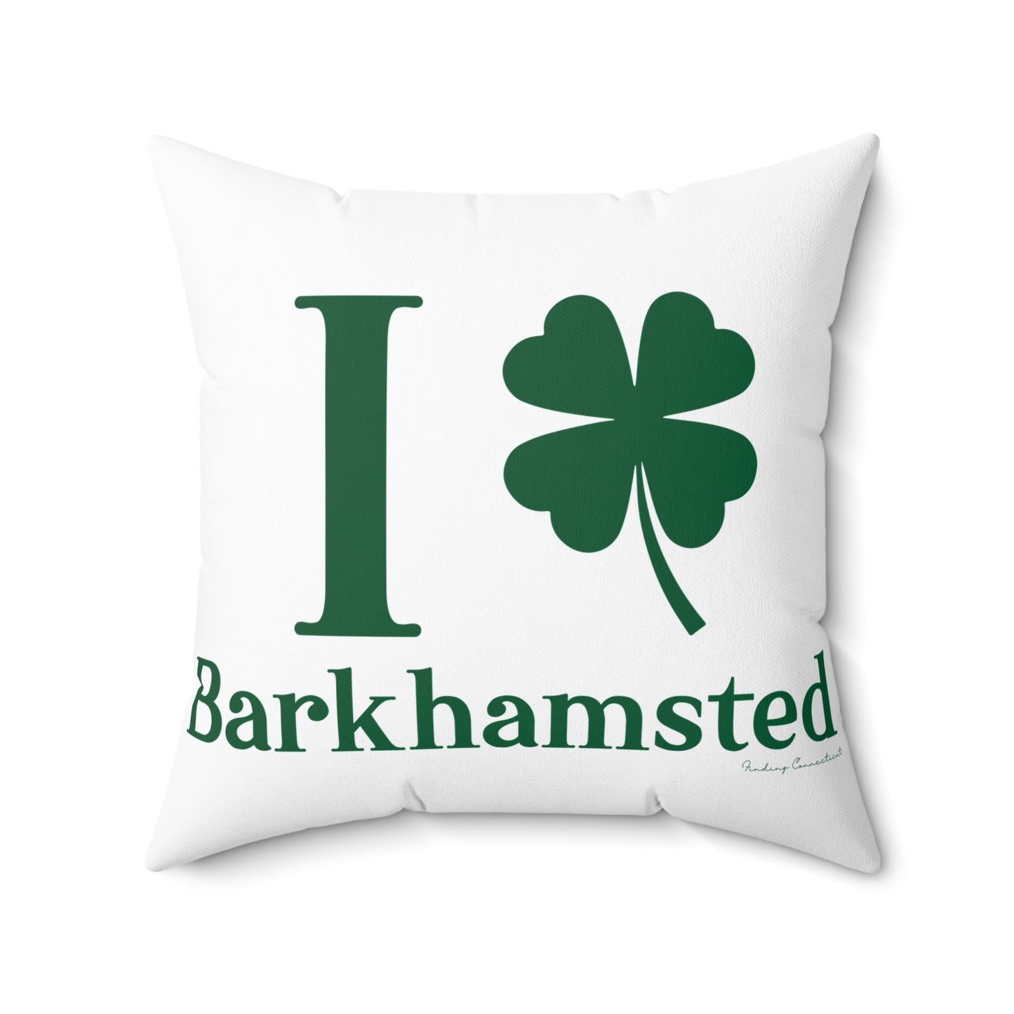 I Clover Barkhamsted Spun Polyester Square Pillow