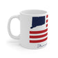 Storrs Connecticut Flag Mug 11oz