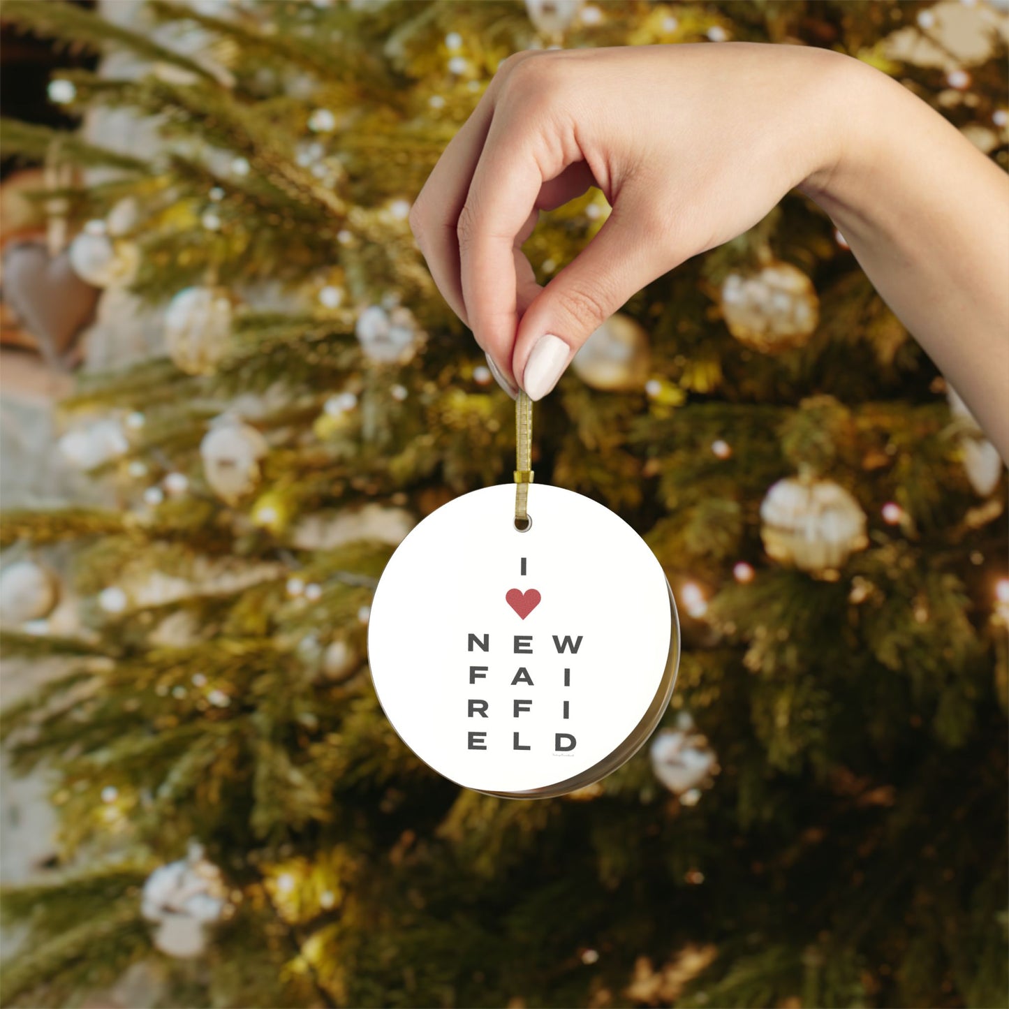 New Fairfield Vision Glass Ornaments