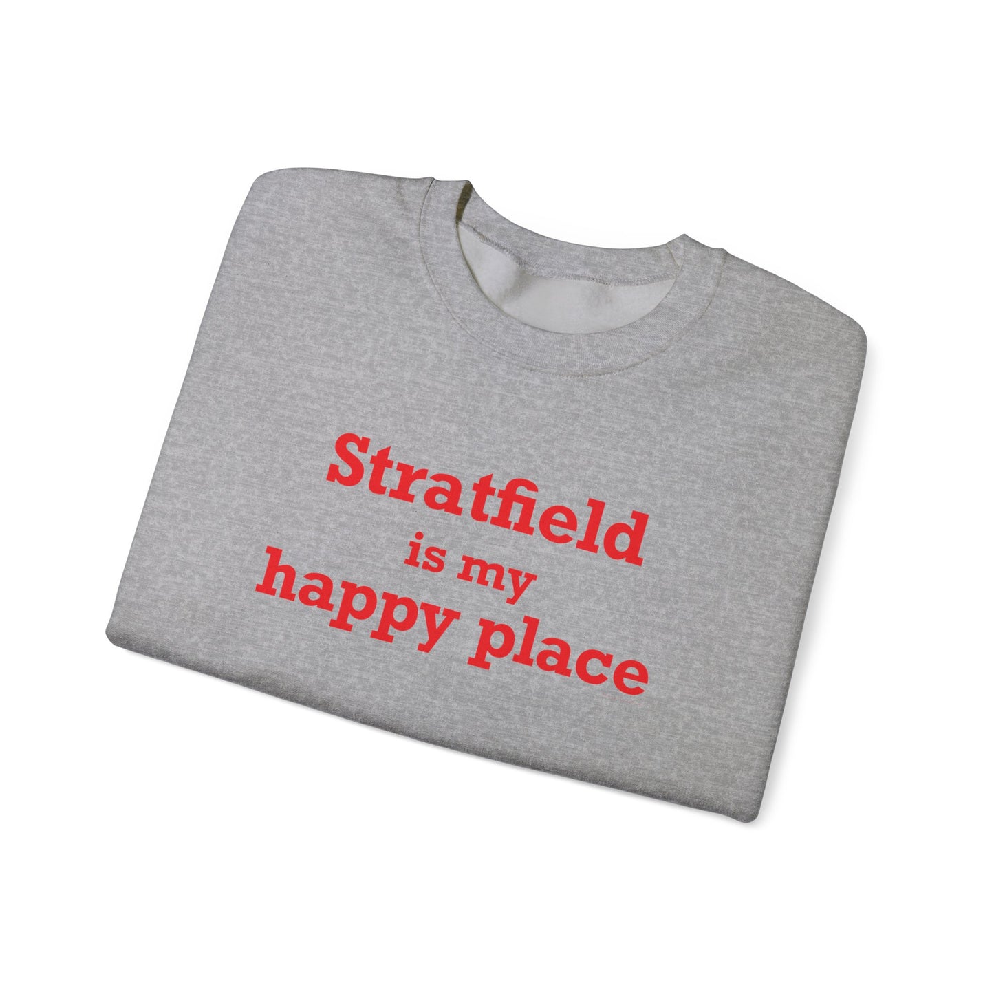 Stratfield Is My Happy Place Unisex Heavy Blend™ Crewneck Sweatshirt
