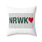 Norwalk Love Spun Polyester Square Pillow