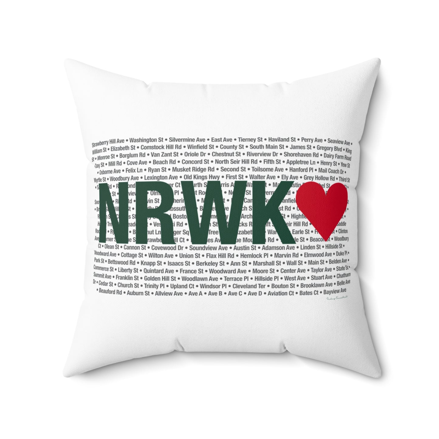 Norwalk Love Spun Polyester Square Pillow