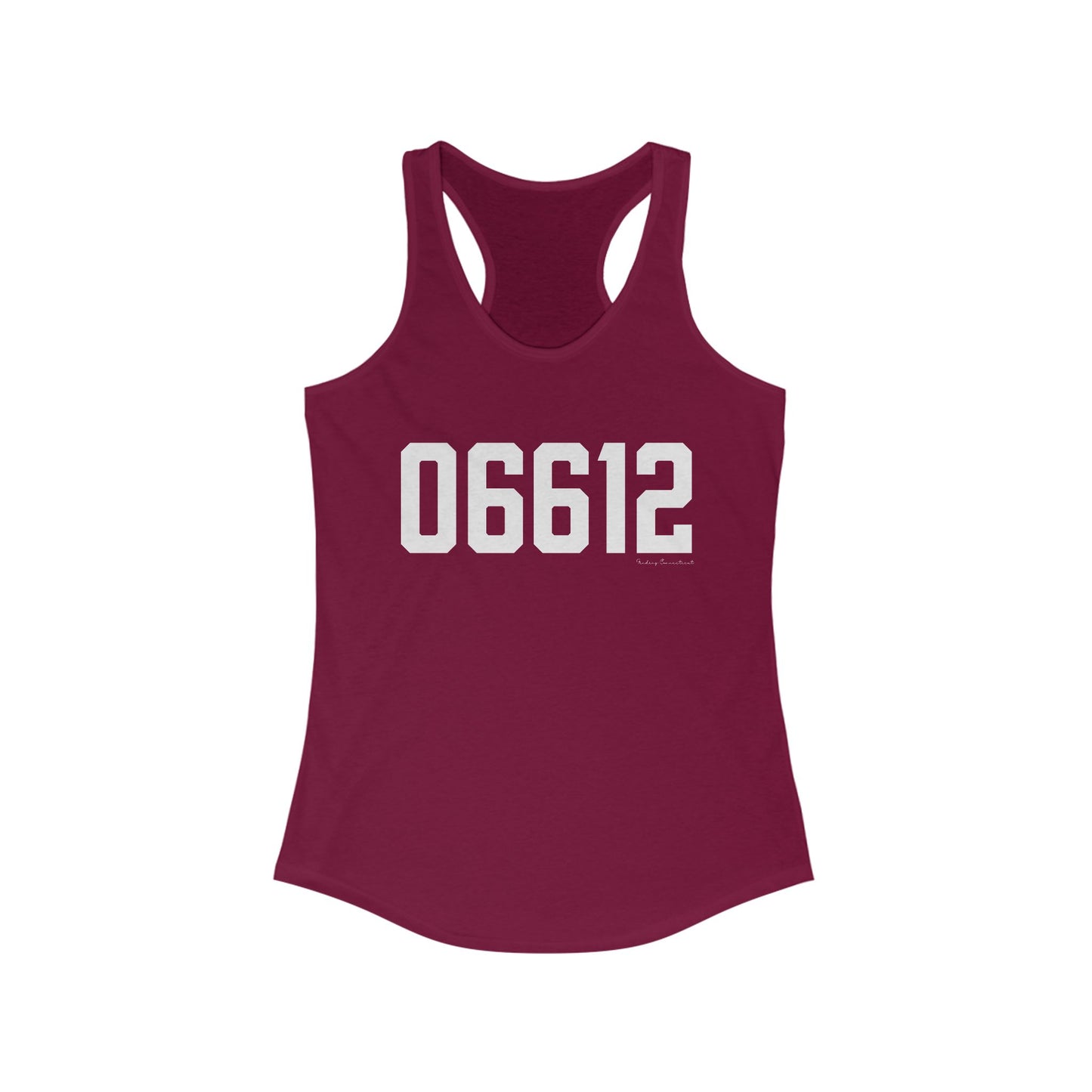 06612 Easton CT Zip Code Women's Ideal Racerback Tank Top