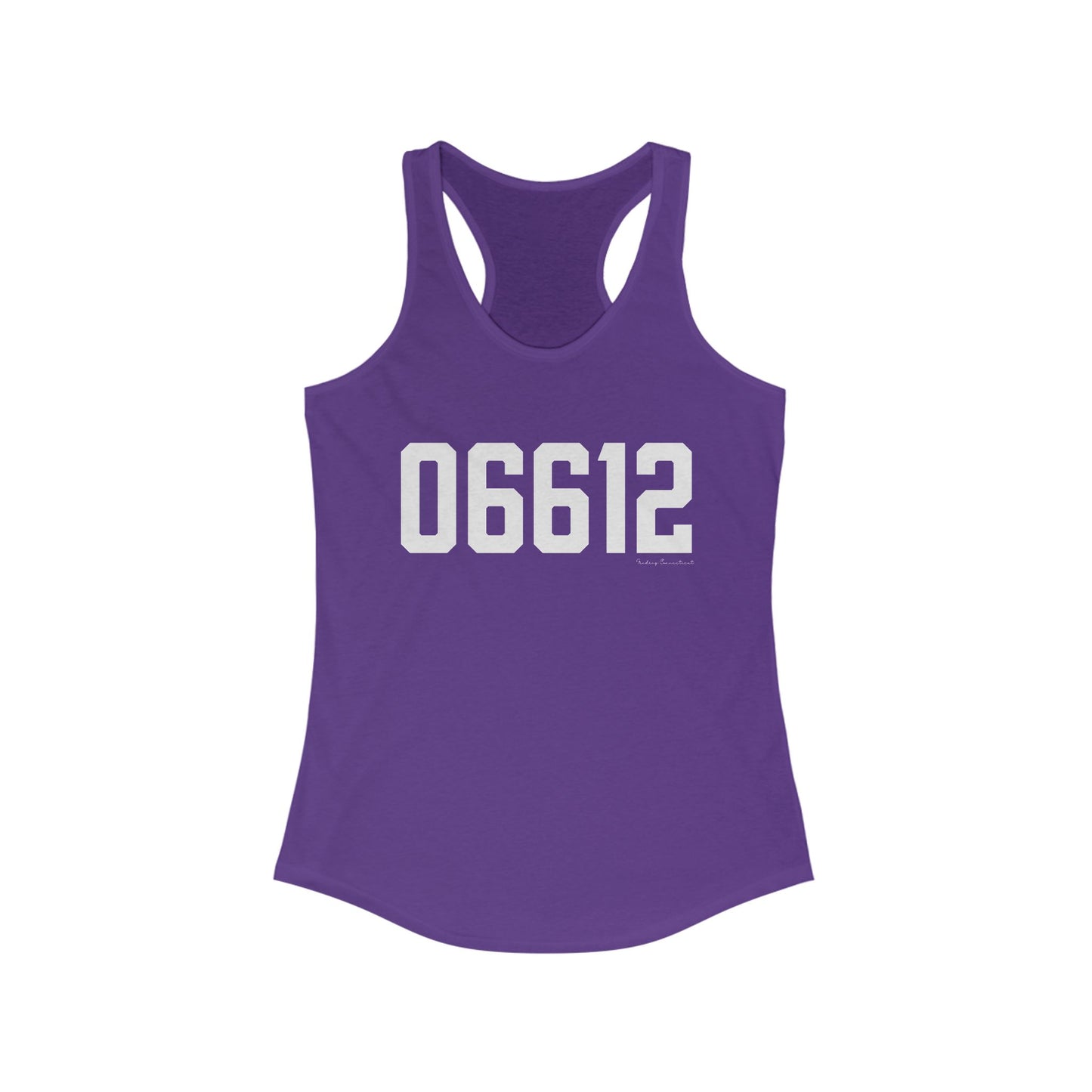 06612 Easton CT Zip Code Women's Ideal Racerback Tank Top
