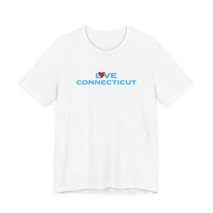 Love Connecticut Unisex Jersey Short Sleeve T-Shirt